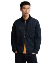 Men's Barbour International Steve McQueen Radial Overshirt - Indigo
