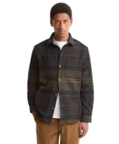 Men's Barbour Woodlane Brushed Check Overshirt - Shadow Classic Tartan