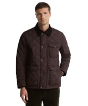 Men's Barbour Hornby Quilted Jacket - Black Oak
