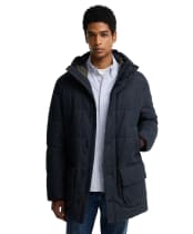 Men's Barbour Winter Bedale Puffer Jacket - Dark Navy