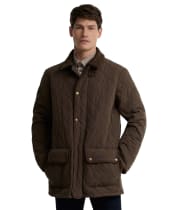 Men's Barbour Thursby Polarquilt Jacket - Dark Olive
