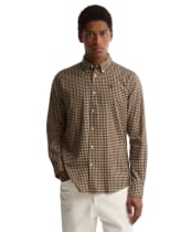 Men's Barbour Finkle Tailored Shirt - Dark Sand
