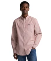 Men's Barbour Marsden Tailored Oxford Shirt - Russet Brown
