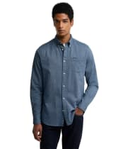 Men's Barbour Marsden Tailored Oxford Shirt - Tarn Blue