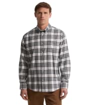 Men's Barbour Telfield Regular Checked Shirt - Navy