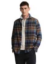 Men's Barbour Copswell Relaxed Checked Shirt - Dark Sand