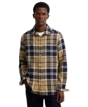Men's Barbour Bourne Relaxed Tartan Shirt - Birchwood Dress Tartan