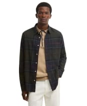 Men's Barbour Bourne Relaxed Tartan Shirt - Shadow Classic Tartan