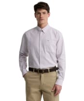 Men's Barbour Sheldane Regular Fit Striped Shirt - Mauve