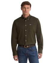 Men's Barbour Sparrowhill Regular Fit Shirt - Olive