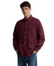 Men's Barbour Sparrowhill Regular Fit Shirt - Dark Bordeaux