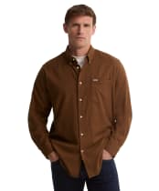 Men's Barbour Sparrowhill Regular Fit Shirt - Dark Sand