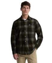 Men's Barbour Winston Regular Fit Checked Shirt - Olive