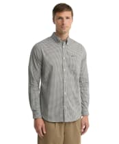 Men's Barbour Harbourwall Tailored Gingham Shirt - Sage