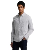 Men's Barbour Nevis Authentic Textured Shirt - Grey Marl