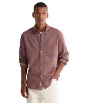 Men's Barbour Nevis Authentic Textured Shirt - Ruby Marl