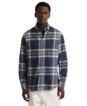 Men's Barbour Dovedale Tailored Checked Shirt - Grey Marl
