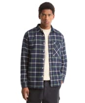 Men's Barbour Hetton Authentic Highland Check Flannel Shirt - Navy