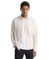 Men's Barbour Authentic Oxford Shirt - Stone