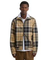 Men's Barbour Tartan Showerproof Blouson Jacket - Birchwood Dress Tartan