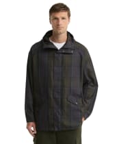 Men's Barbour Tartan Showerproof Jacket - Shadow Classic Tartan