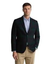 Men's Barbour Kingham Moons Tartan Blazer - Blackwatch Tartan