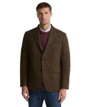 Men's Barbour Gosforth Moons Checked Blazer - Brown