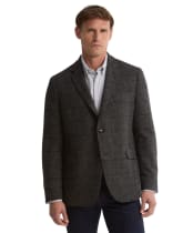 Men's Barbour Gosforth Moons Checked Blazer - Grey Marl