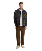 Men's Barbour Washed Stretch Twill Tailored Fit Trouser - Dark Sand