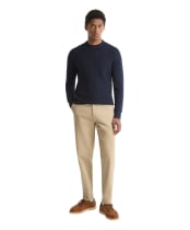 Men's Barbour Sueded Sateen Tailored Fit Trouser - Washed Stone