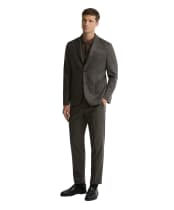 Men's Barbour Fairford Herringbone Trouser - Grey Marl