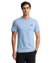 Men's Barbour International Small Logo Tee - Powder Blue