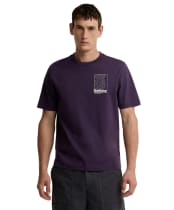 Men's Barbour Woodbine Relaxed Graphic T-Shirt - Grape