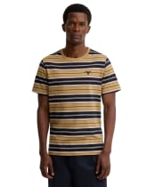 Men's Barbour Tartham Tailored Stripe T-Shirt - Stone