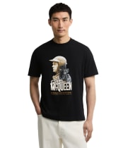 Men's Barbour International Steve McQueen Rainey Graphic T-Shirt - Black
