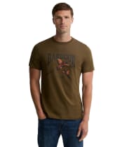 Men's Barbour Pheasant Graphic Tailored T-Shirt - Beech