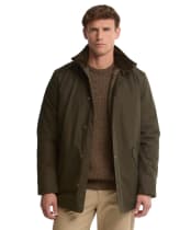 Men's Barbour Winter Spoonbill Waterproof Jacket - Dark Olive