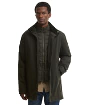 Men's Barbour Northdale Waterproof Mac - Dark Sage