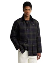Men's Barbour Tartan Bedale Wool Jacket - Shadow Classic Tartan