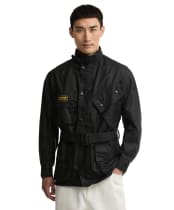 Men's Barbour International Original Waxed Jacket - Black 2