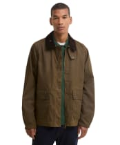 Men's Barbour Short Bedale Waxed Jacket - Brown