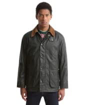 Men's Barbour Festive Ashby Waxed Jacket - SAGE / EVERGREEN