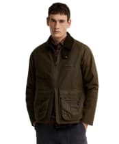 Men's Barbour Re-Engineered Durran Waxed Jacket - Beech