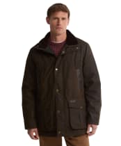 Men's Barbour Sandale Waxed Jacket - Olive