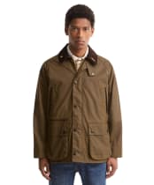 Men's Barbour Icons Bedale Waxed Jacket - Brown / Birchwood