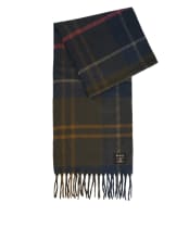 Barbour Yorklane Tartan Scarf - Shadow Classic Tartan