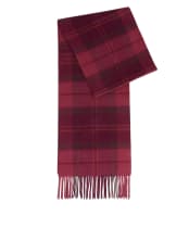Barbour Mineral Tartan Scarf - CRIMSON HEATHER
