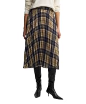 Women's Barbour Ria Midi Skirt - Birchwood Tartan