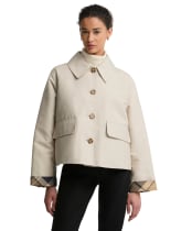 Women's Barbour Delilah Showerproof Jacket - Mist / Birchwood Dress