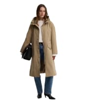  Women's Barbour Stevie Waterproof Jacket - Light Trench / Birch